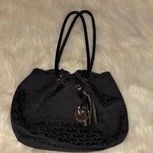 Michael Kors Black Logo Shoulder Bag